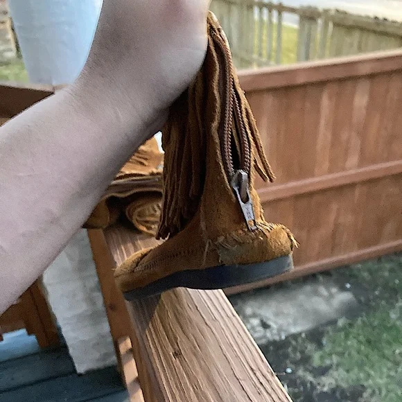 Genuine Minnetonka booties - Picture 6 of 8